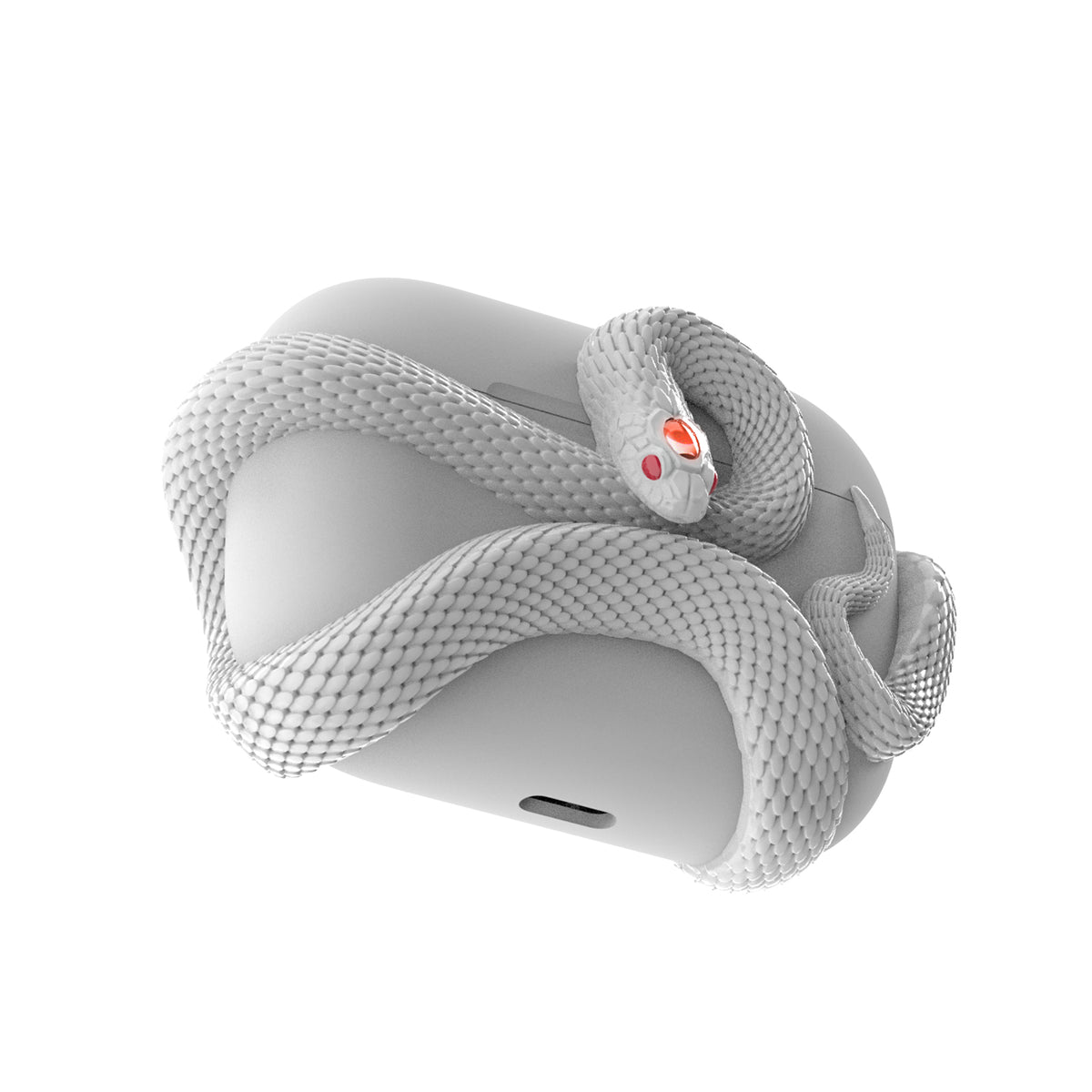 Creative Snake Wireless Earphone Silicone Case