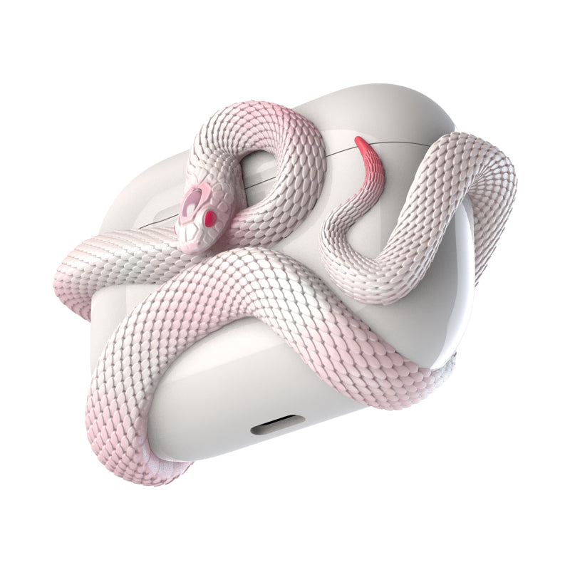 Creative Snake Wireless Earphone Silicone Case