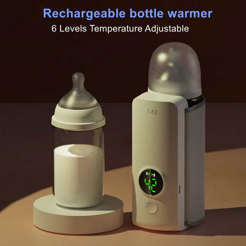 Portable Wireless Rechargeable Baby Bottle Warmer USB